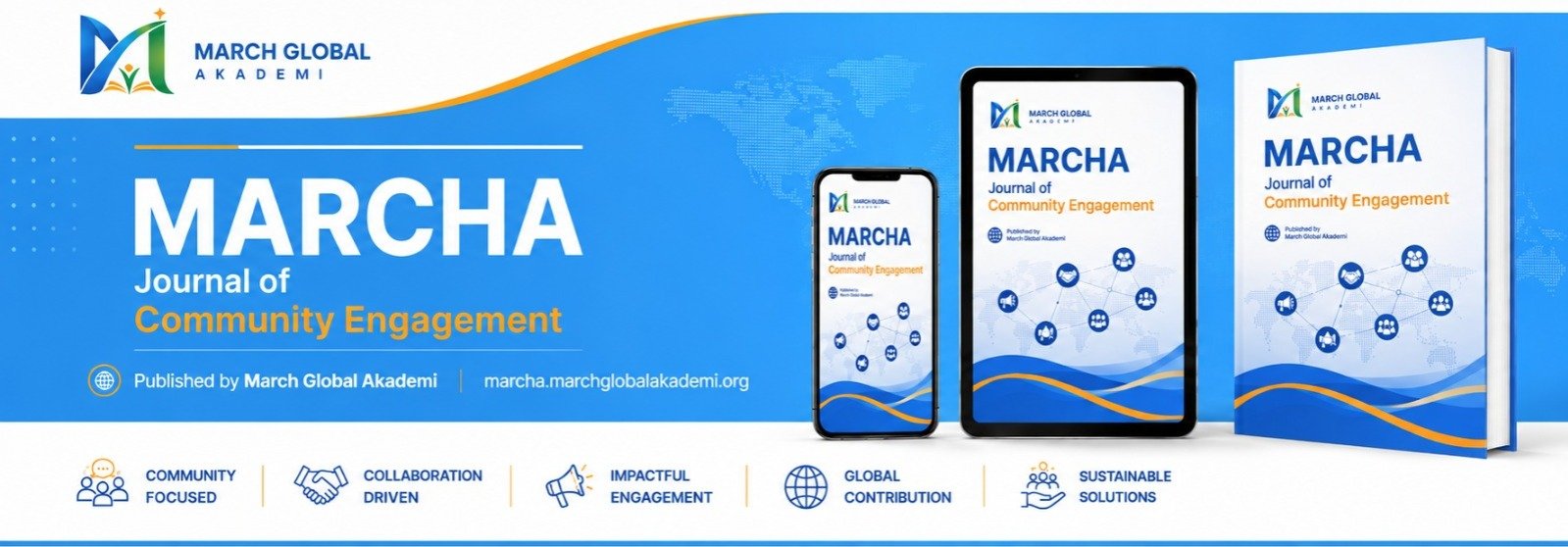 Advancing Research for Meaningful Communities MARCHA: Journal of Community Engagement is a peer-reviewed journal dedicated to research, innovation, and community-based practices that contribute to social, educational, and sustainable development.